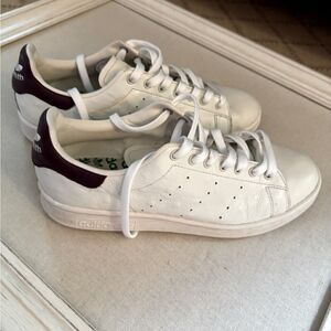 adidas Vintage customized Stan Smith sneakers w ostrich leather details 8.5